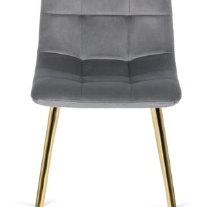 Scaun YORK din velur gri