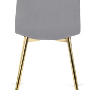 Scaun YORK din velur gri