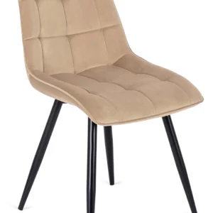 Scaun RIO din velur bej