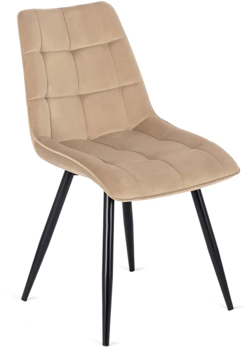 Scaun RIO din velur bej