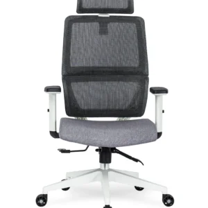 Scaun pivotant ergonomic NICKI, gri