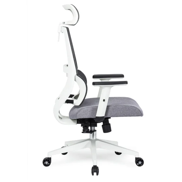 Scaun pivotant ergonomic NICKI, gri