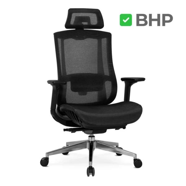 product-2003-0 DYLAN Fotoliu pivotant ergonomic negru — MOBILA