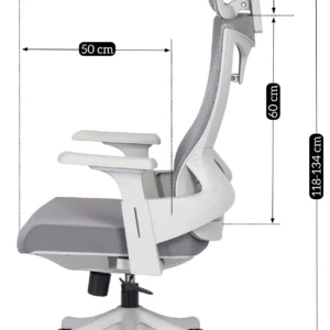product-2013-10 CARET 2 Scaun pivotant ergonomic Gri — MOBILA