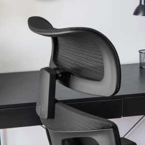 Scaun ergonomic pivotant CARET, negru