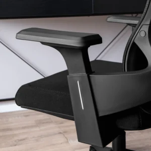 Scaun ergonomic pivotant CARET, negru