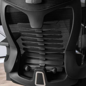 Scaun ergonomic pivotant CARET, negru