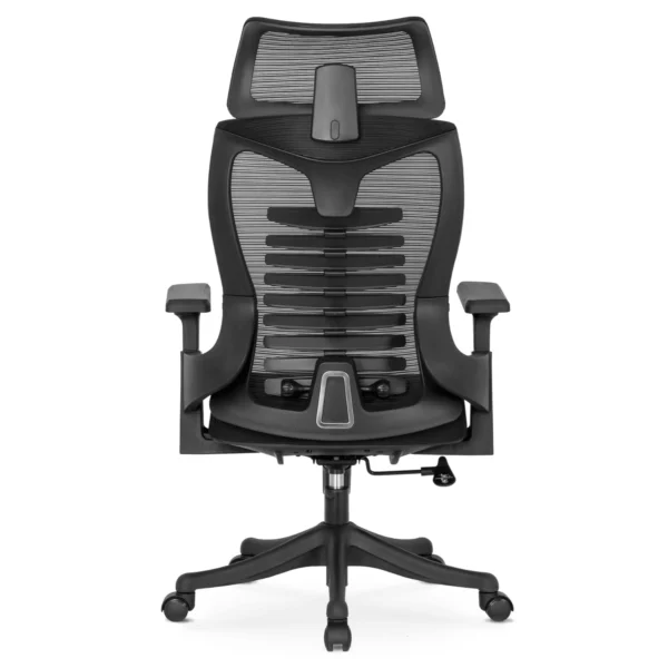 Scaun ergonomic pivotant CARET, negru