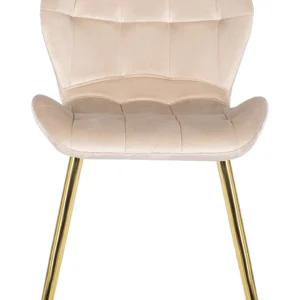 product-2076-6 Scaun LUCKY Crem Catifea — MOBILA