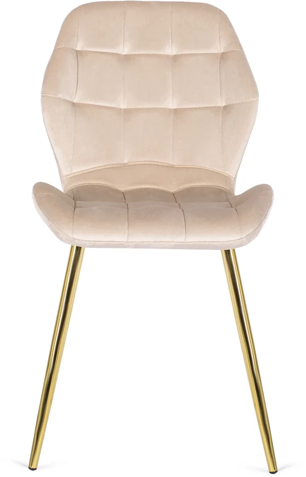 product-2076-6 Scaun LUCKY Crem Catifea — MOBILA