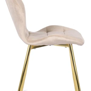 product-2076-7 Scaun LUCKY Crem Catifea — MOBILA
