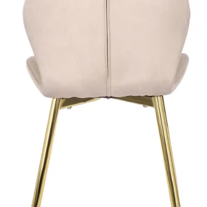 product-2076-8 Scaun LUCKY Crem Catifea — MOBILA