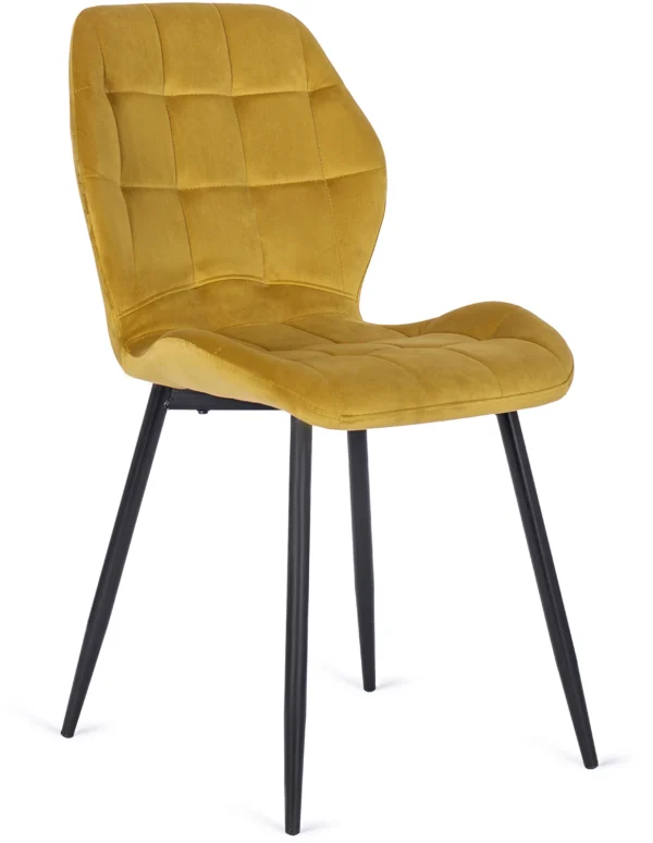 product-2100-0 Scaun LUCKY din velur muștar