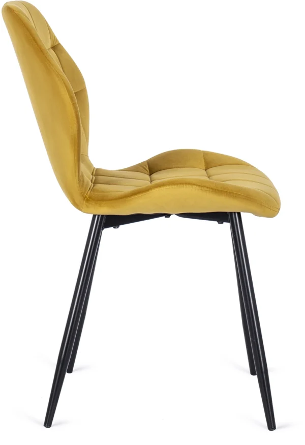 product-2100-4 Scaun LUCKY din velur muștar