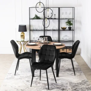 product-2109-0-1 Scaun LUCKY din velur negru