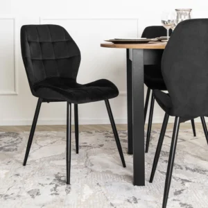 product-2109-1 Scaun LUCKY din velur negru