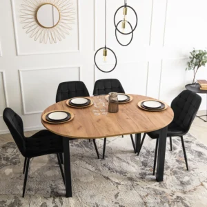 product-2109-3 Scaun LUCKY din velur negru