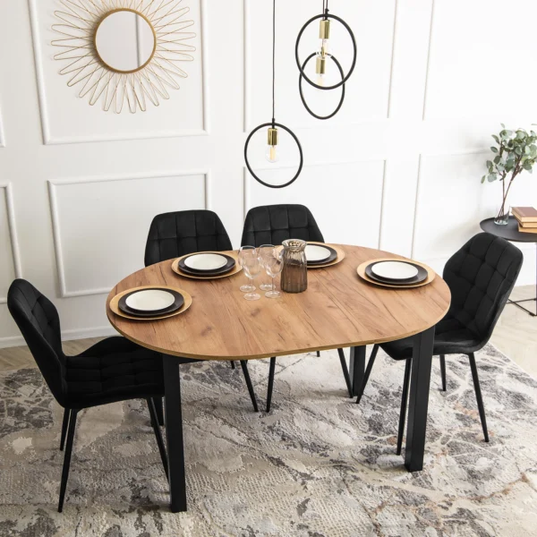 product-2109-3 Scaun LUCKY din velur negru