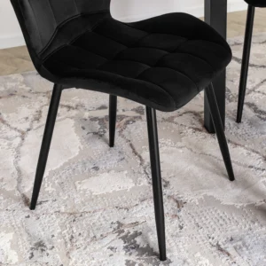 product-2109-5 Scaun LUCKY din velur negru
