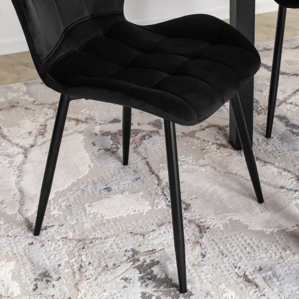 product-2109-5 Scaun LUCKY din velur negru