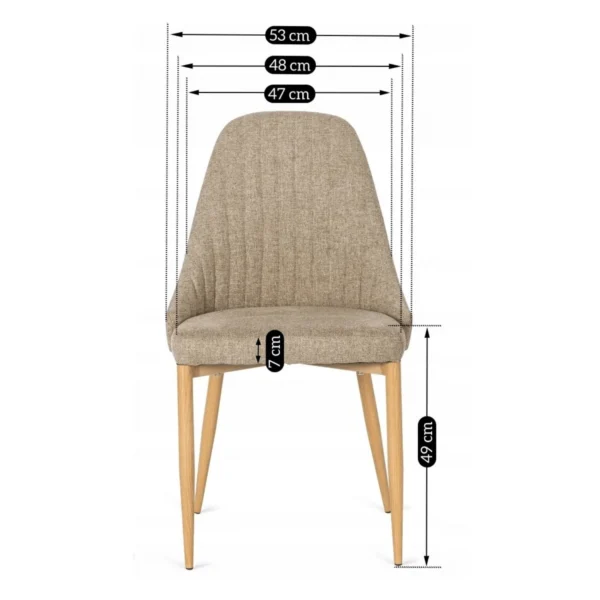 product-2142-9 Scaun TORINO Bej