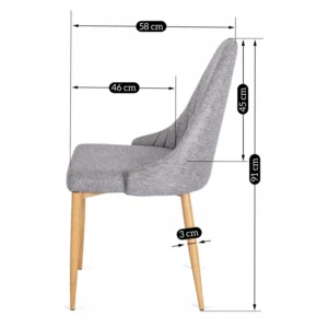 product-2155-5 Scaun TORINO Gri