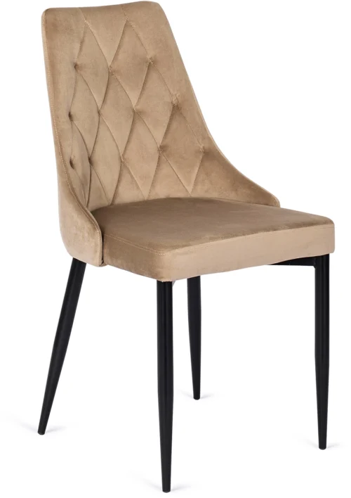 Scaun din velur bej CORK