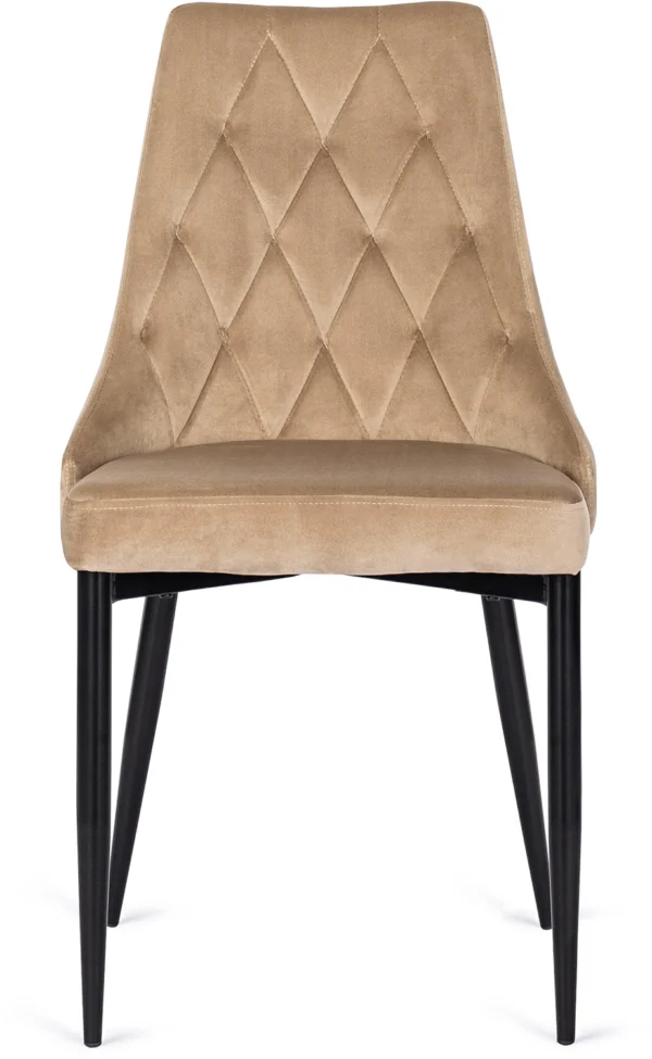 Scaun din velur bej CORK