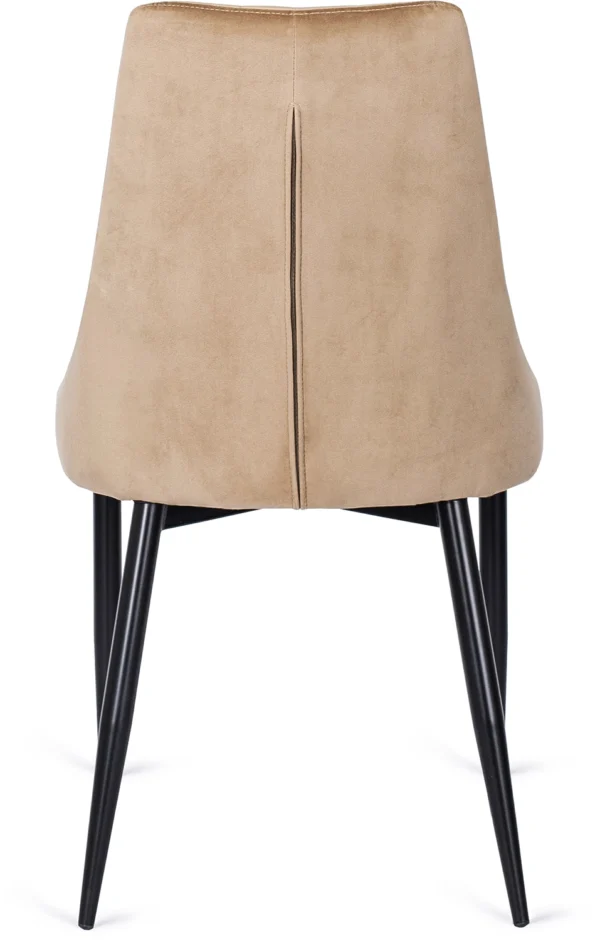 Scaun din velur bej CORK