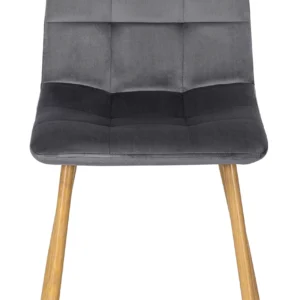 Scaun FREDY din catifea gri — MOBILA