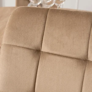 Scaun FREDY din velur bej