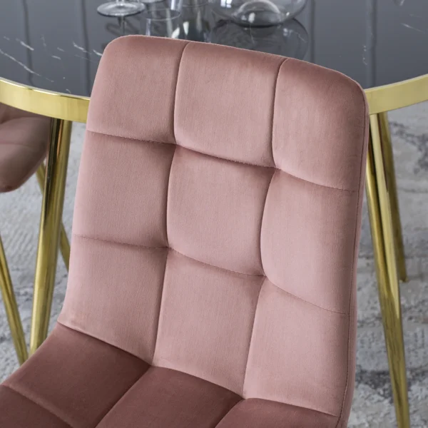 product-2241-3 Scaun YORK din velur roz