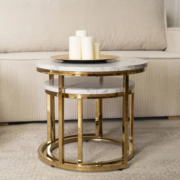 Set de masă OLIS Marble Gold