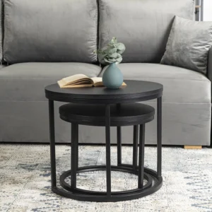 Set de masă MANU, negru