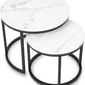 product-2297-2 Set de masă din marmură albă DAFNE