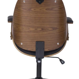 Scaun pivotant FABIAN Nuc/Piele ecologică neagră