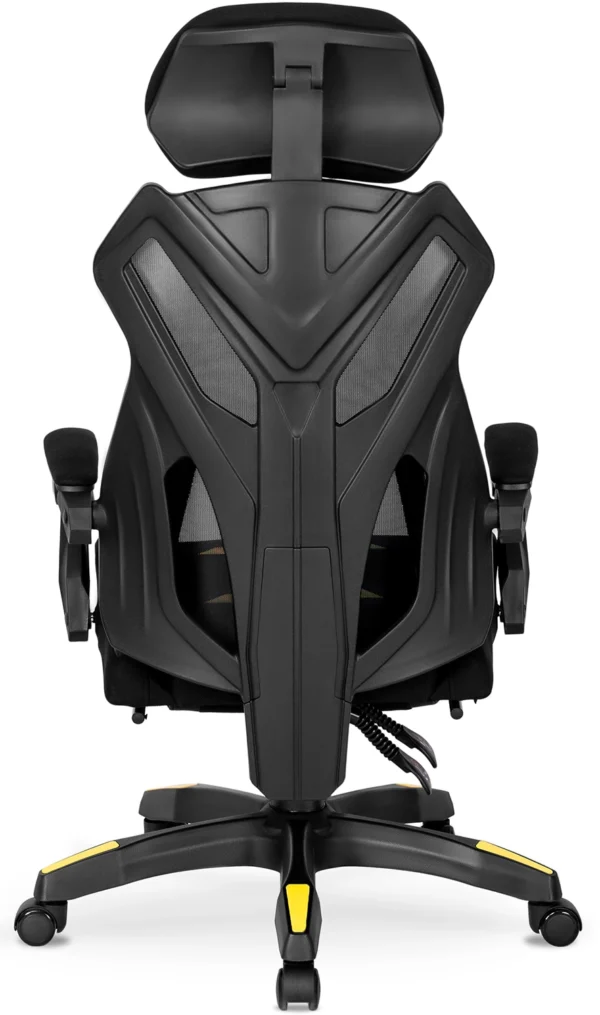 Scaun de gaming pivotant MAXIMO negru/galben