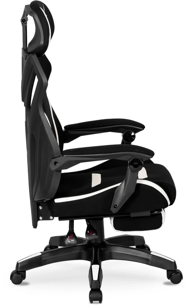 product-2389-2 MAXIMO Scaun de gaming rotativ negru/alb — MOBILA