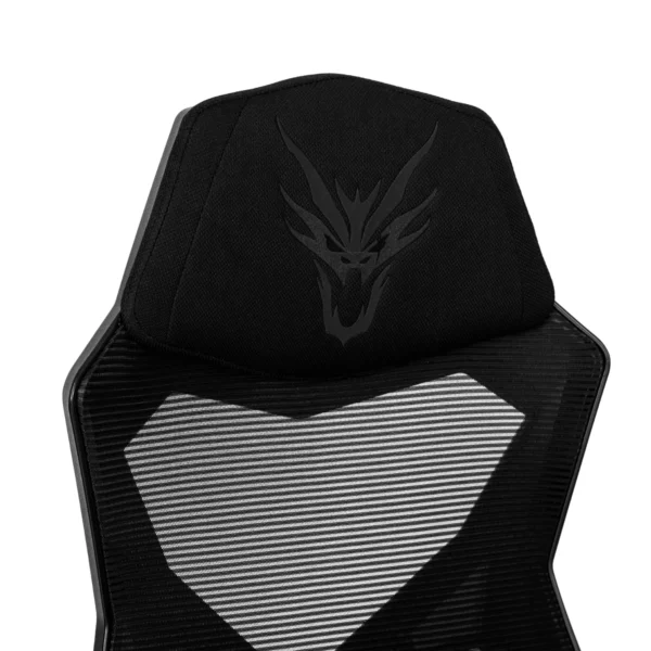 product-2397-8 Scaun pivotant BING Gaming cu suport pentru picioare, negru