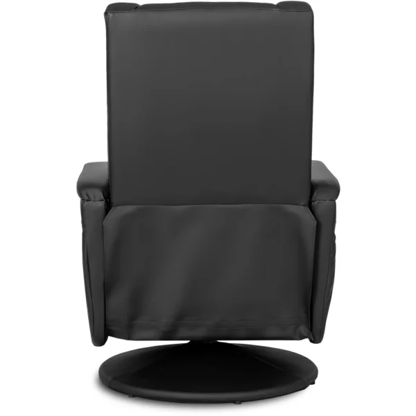 Scaun de masaj rotativ SPIKE negru Eco-piele — Fotolii de masaj