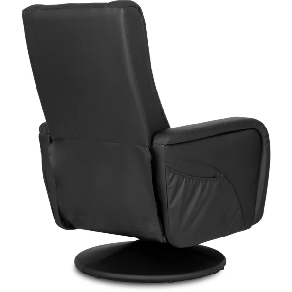 Scaun de masaj rotativ SPIKE negru Eco-piele — Fotolii de masaj