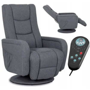 Scaun de masaj pivotant SPIKE 2, gri închis