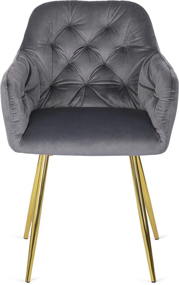 product-2488-4 Scaun RAYA din velur gri