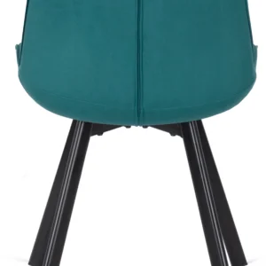 Scaun RICK din velur turcoaz