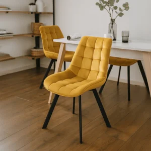 Scaun RICK Velur muștar