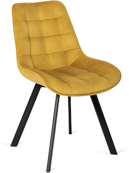 Scaun RICK Velur muștar
