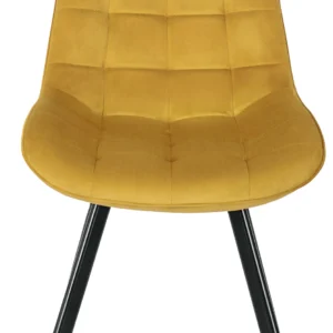 Scaun RICK Velur muștar
