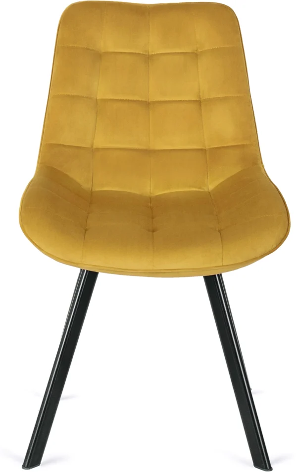 Scaun RICK Velur muștar