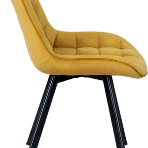 Scaun RICK Velur muștar