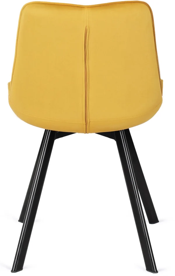 Scaun RICK Velur muștar